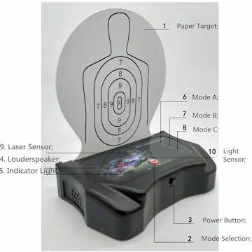 Home Shooting Training Dryfire Laser Target System